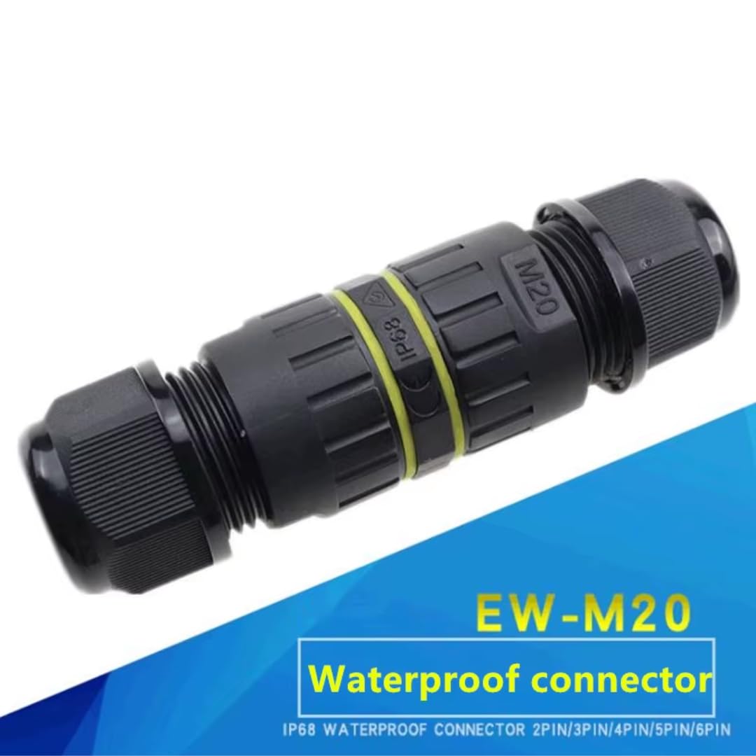 Outdoor Cable Connector – Waterproof Electrical Wire Screw Crimp 400V 25A Outdoor Cable Connector – Waterproof Electrical Wire Screw Crimp 400V 25A
